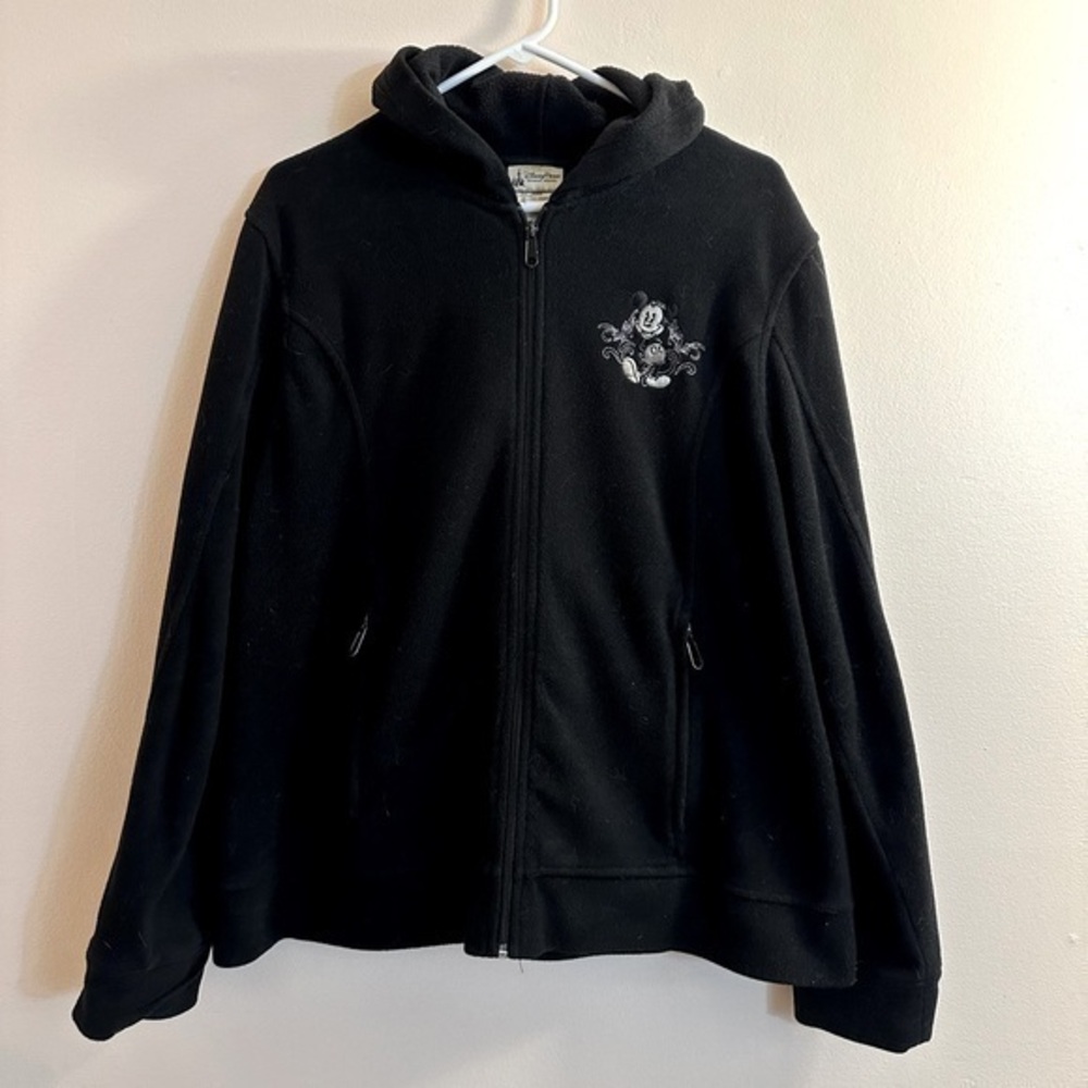 Unisex Disney Embroidered Mickey Mouse Fleece Jacket - Size XL - Mint Condition